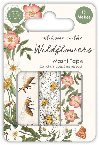 Craft Consortium washiteippi, At home in the Wildflowers (3kpl)