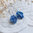 Valeria -korvakorut (sininen marmori)